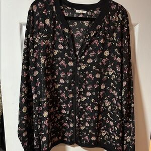Women's floral chiffon bomber jacket